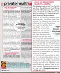 Help! My episiotomy scar still hurts! - First Magazine June 2008