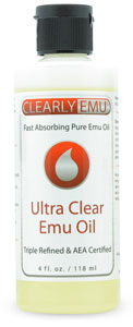 CLEARLY EMU Ultra Clear Emu Oil 4 oz